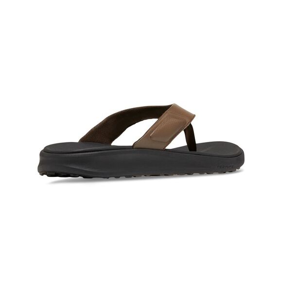 NWT COLUMBIA Mens Brown Rostra Beachcomber Open Toe Slip On Flip Flop Sandal 8 - Picture 2 of 5